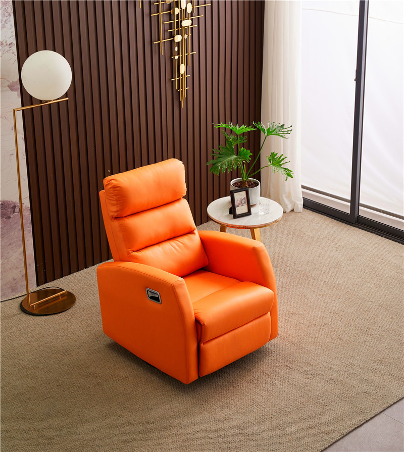 头等太空舱科技布单人沙发椅摇动旋转多功能客厅懒人休闲单椅躺椅