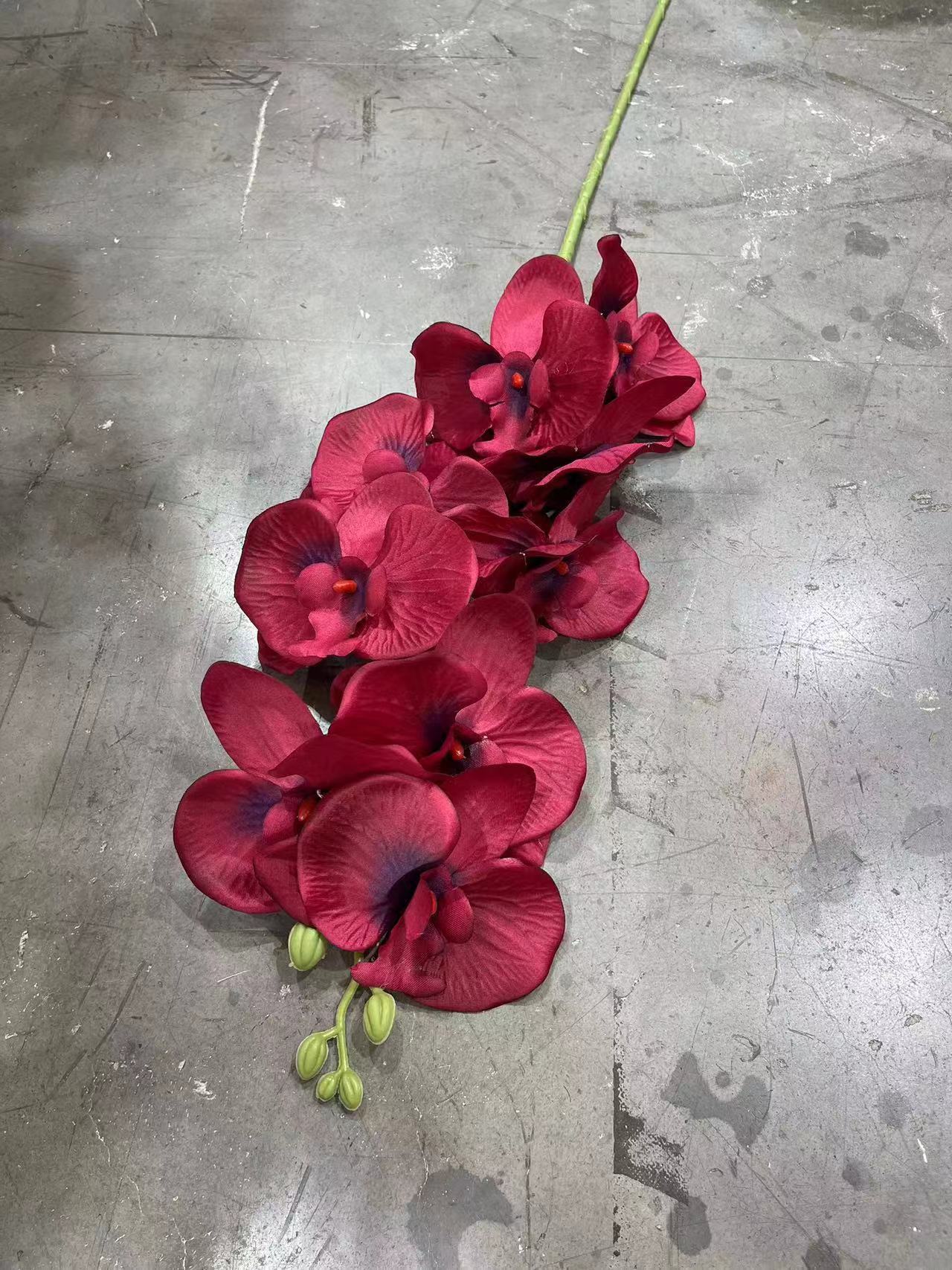 Phalaenopsis Artificial Flower Home Decoration Bouquet Wedding Hall Decoration Artificial Flower Artificial Orchid Wedding Silk Flower Wholesale