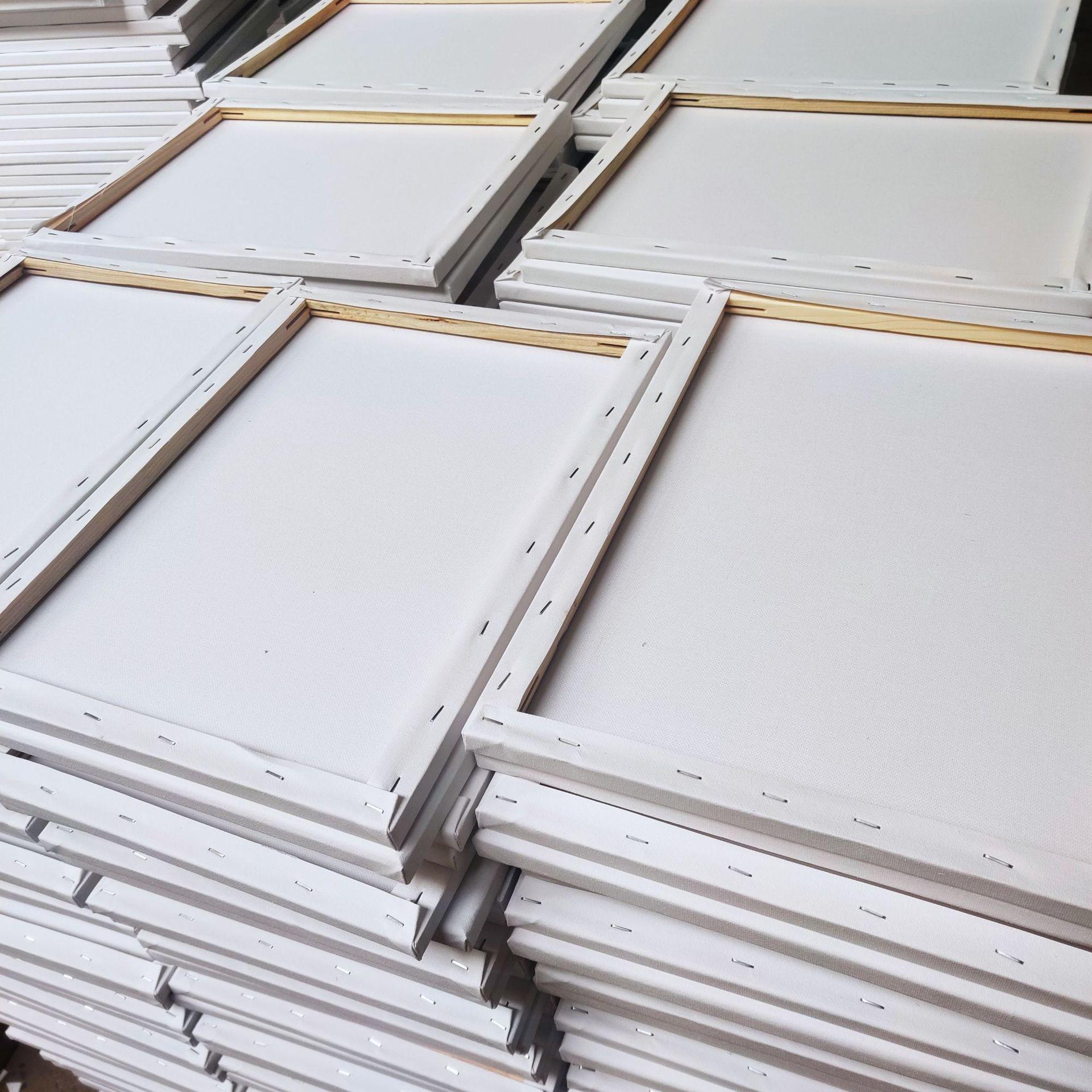 批发纯棉 亚麻油画框内框手绘带帆布画材细纹水粉彩丙烯 油画布板