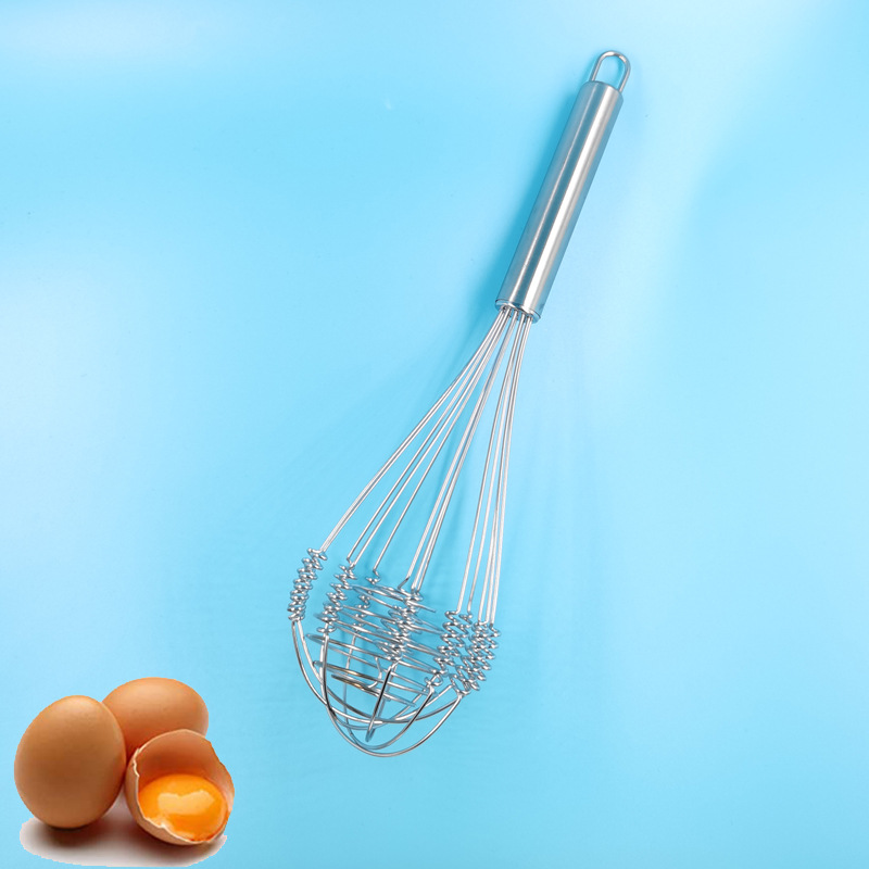 加厚弹簧线打蛋器内置旋转状球状半圆状弹簧打蛋器家用打粉器手动