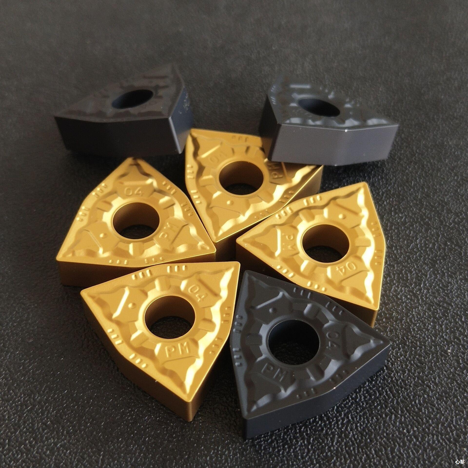 外圆数控车刀片桃形刀片 wnmg080408 开粗刀片钢不锈钢株洲数控刀