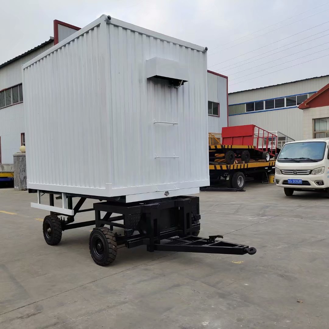 5万半挂箱式定制货运四轮拖车