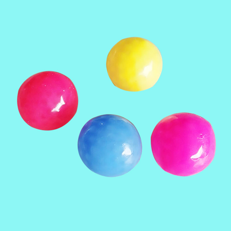 抖音同款粘墙球 减压吸顶球 趣味粘靶球粘粘球黏黏球挤压发泄球