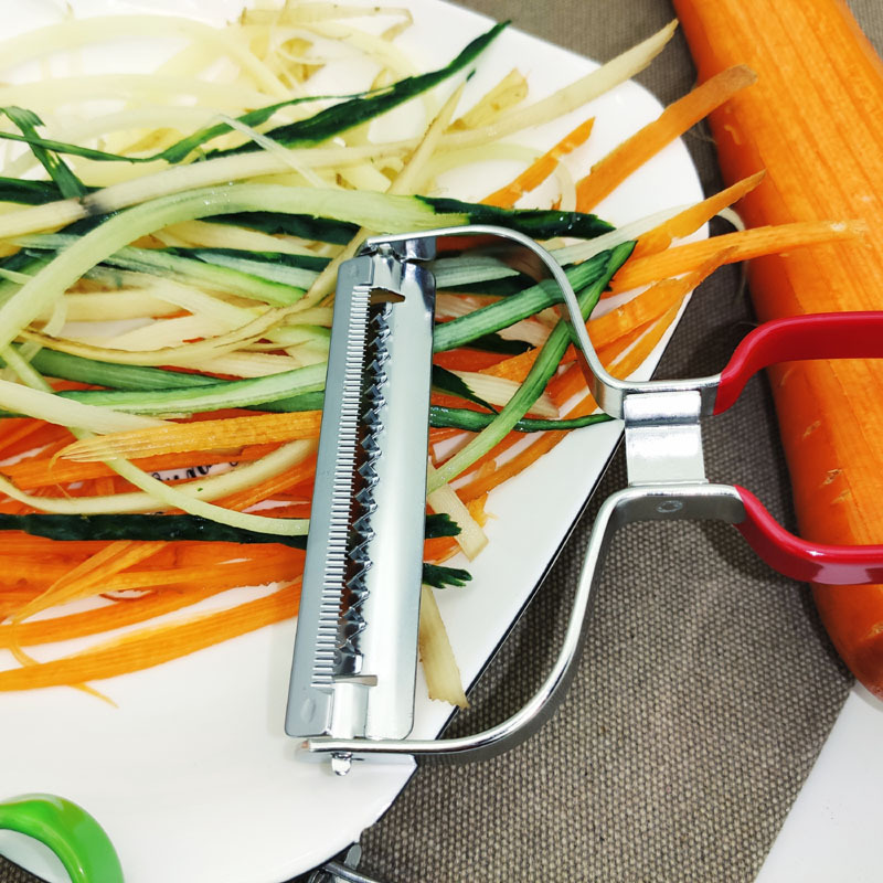 Factory Direct Supply Stainless Steel Peeler Peeler Radish Planer Paring Knife Vegetable Grater Grater Peeler Flat Floss Planer