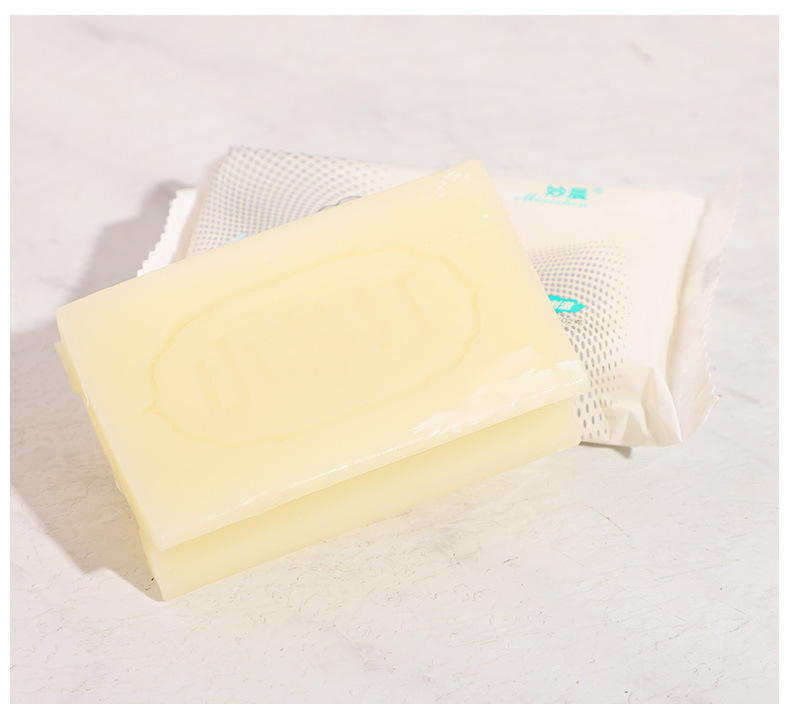 厂家批发 妙晨小苏打102克肥皂洗衣皂白皂原色皂劳保礼品