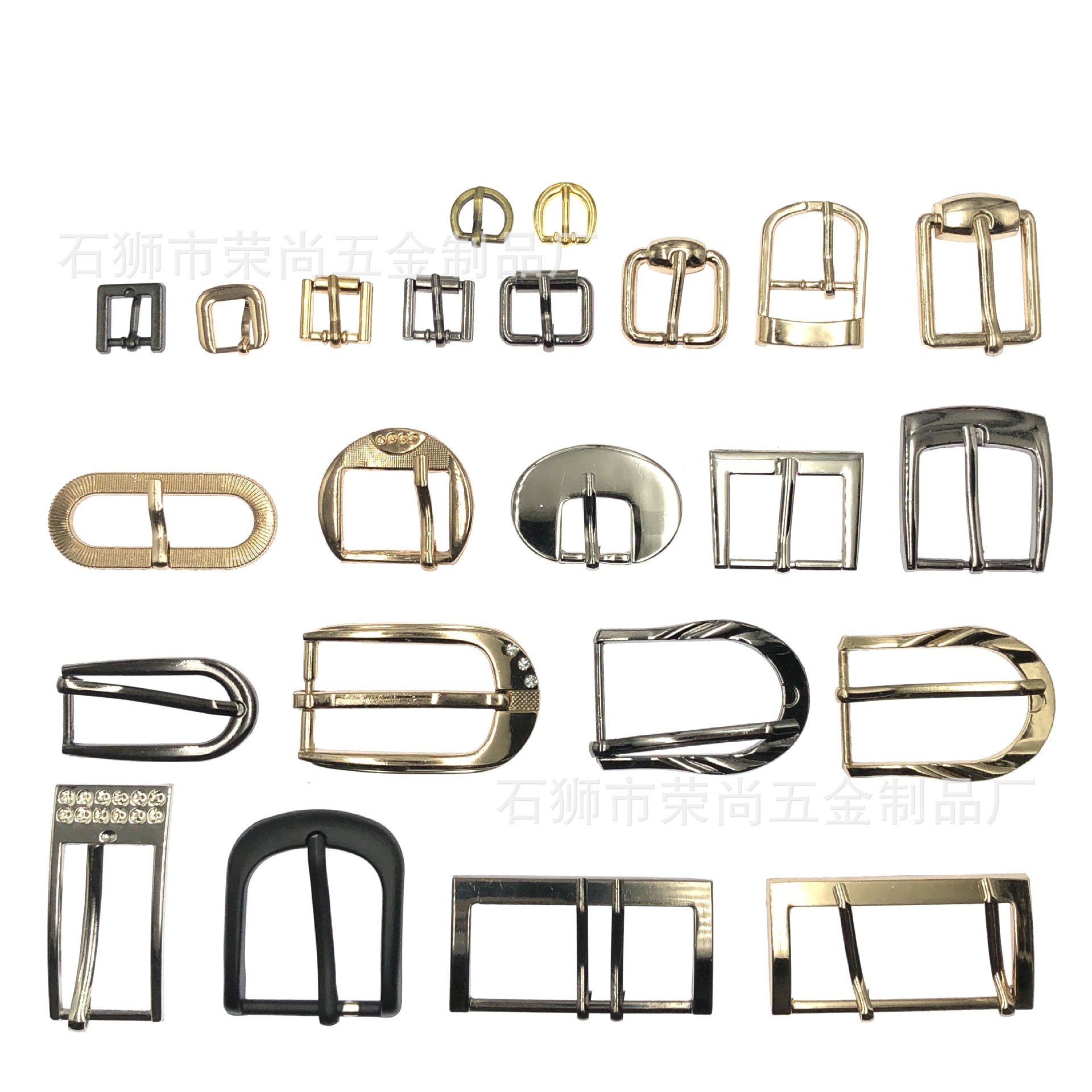 工厂现货五金箱包配件 鞋扣 女士皮带腰带针扣 d字扣 包包配件