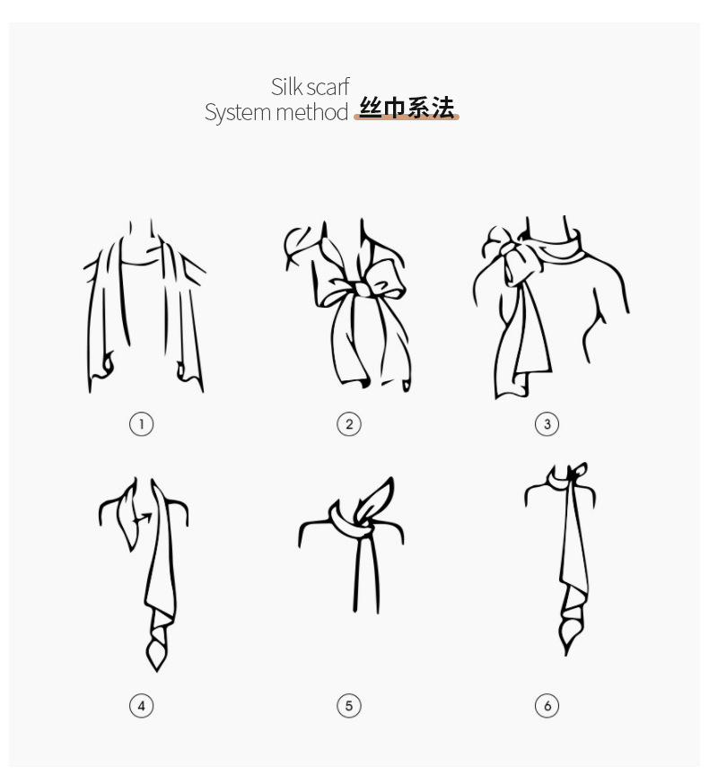 丝巾小方巾2022春夏新款领巾印花日韩甜美蝴蝶结包包绑带飘带批发