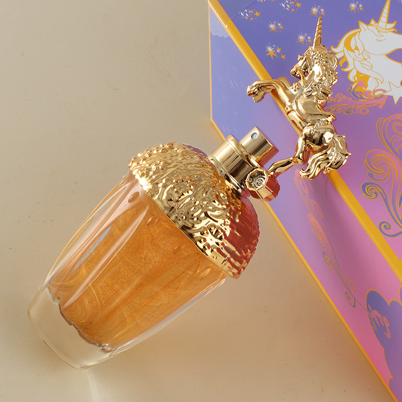 Internet Hot Dixianger Bright Bright Unicorn Gilding Quicksand Perfume for Women Long-Lasting Light Perfume Students Wholesale