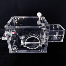 透明亚克力真空实验密封箱有机玻璃全透明密封手套箱负压实验设备