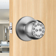 机械按键球形密码锁Password Smart door lock球形密码指纹门锁