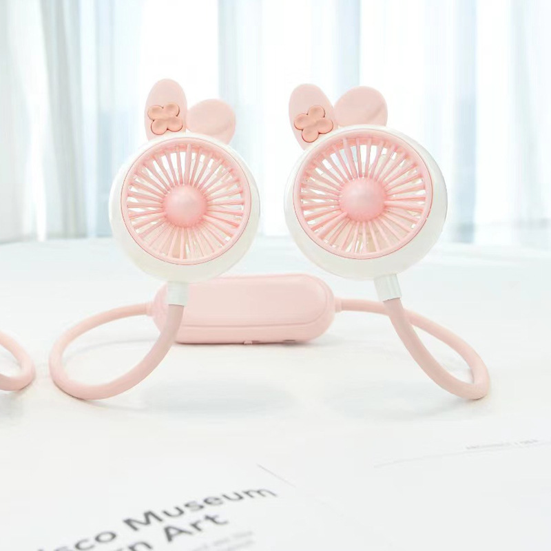 2024 New Sanrio Meilti Halter Cartoon Little Fan USB Rechargeable Portable Children Outdoor Fan