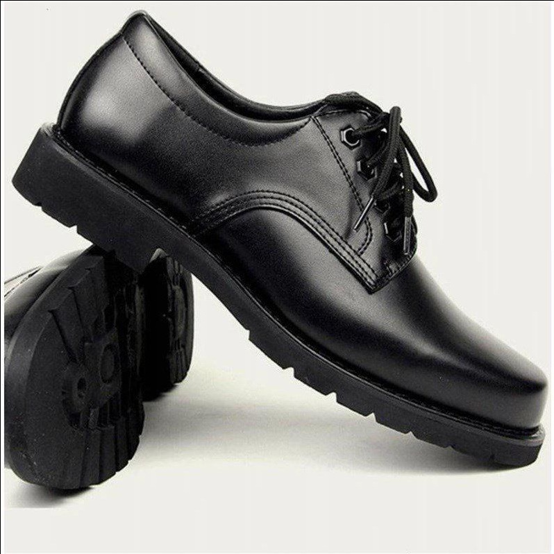 真皮钢头钢底户外劳保工装四寸男鞋商务休闲防砸大头制式皮鞋