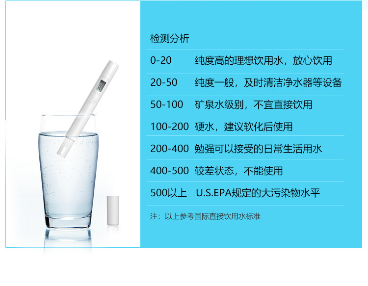 tds笔测试水质检测笔ph计测试笔水质分析仪tds水质测试ec电导率