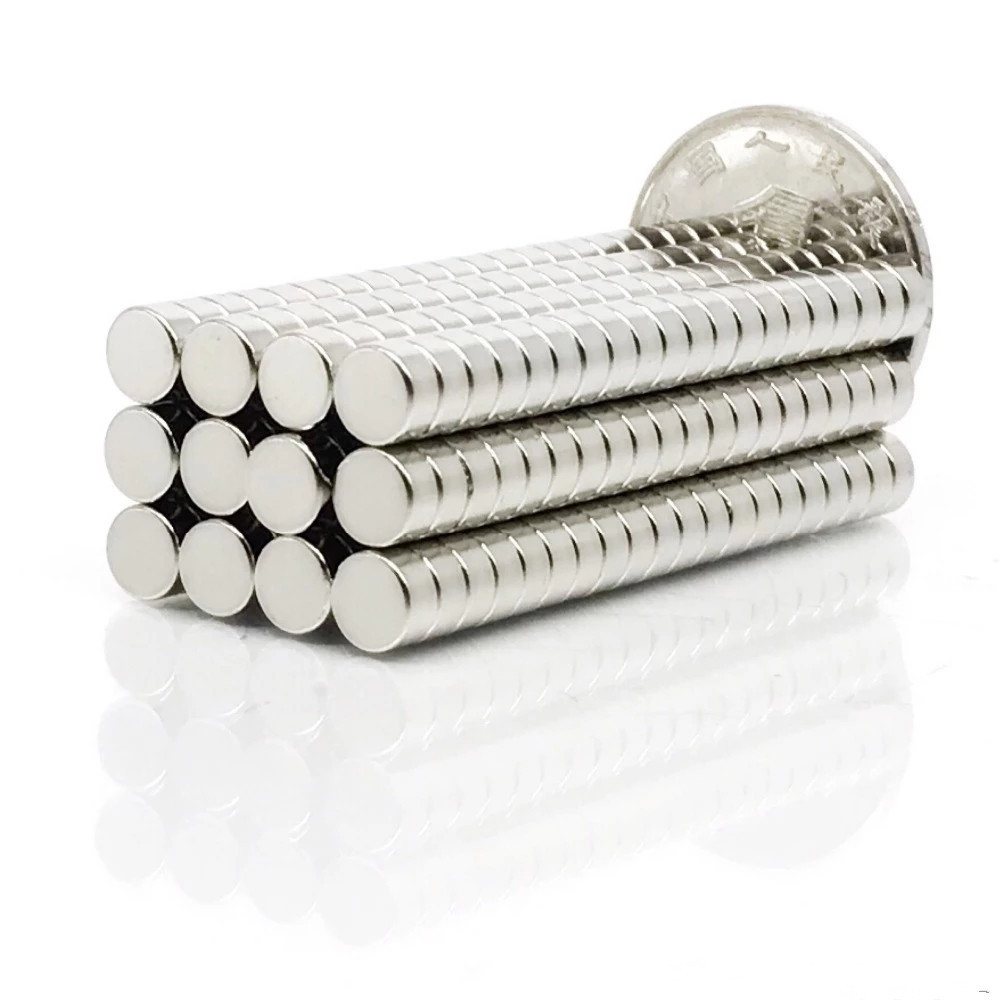 钕铁硼圆形磁铁6*3mm 强磁小圆片直径6x3mm 稀土永磁王磁钢