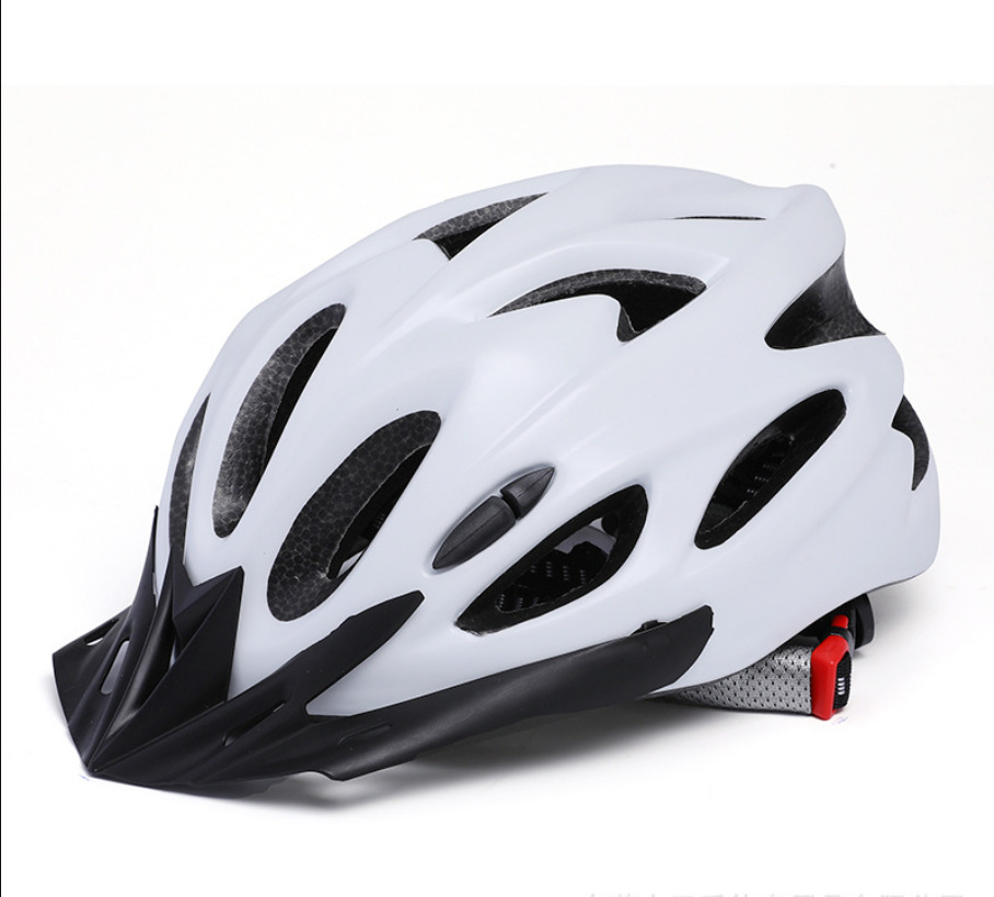 Riding Helmet Integrated Molding Bicycle Helmet Bicycle Riding Helmet with Light Men's and Women's Hat