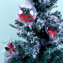 圣诞装饰挂件空心透明多功能亚克力球创意礼物饰品球源头工厂批发