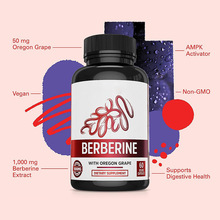 黄连素胶囊Berberine capsules葡萄根 跨境热卖 工厂直发支持OE M