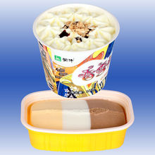 蒙牛杯装雪糕碗装冰淇淋盒装冰激凌香雪杯145克三色雪糕整箱批发