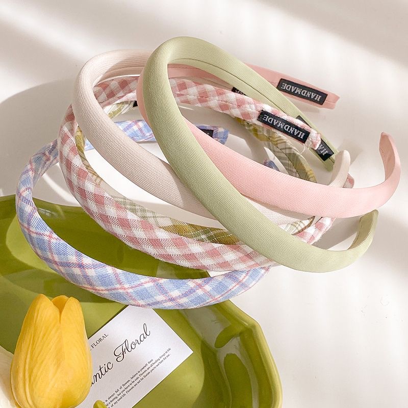 学院风减龄新款发箍女式洗脸头箍高颅顶甜美发捆高级感发卡头饰夏