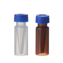 微量进样瓶0.3ml短螺旋塑料PP进样瓶100只300ul透明棕色卡口