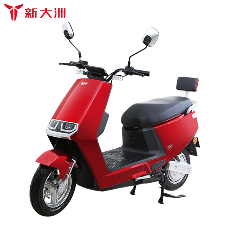 新大洲大金牛电动车成人电瓶车60v72v踏板车男女通勤电摩托可上牌