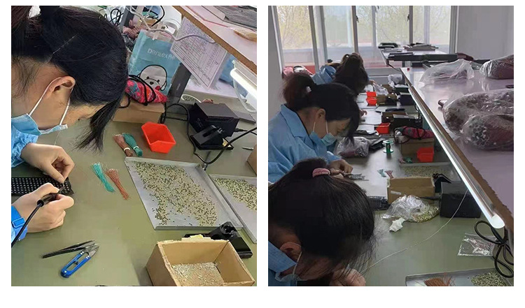 灯具承包外放工厂手工活提供配件厂家直供外发加工散件在家组装