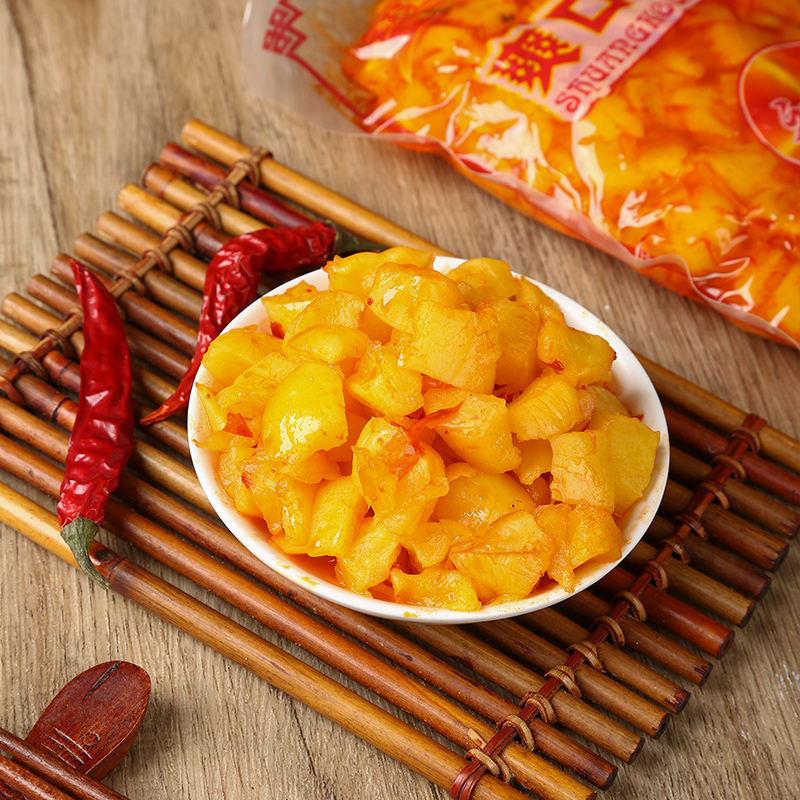 萧山萝卜干甜脆爽口咸菜开胃即食罗卜下饭菜泡菜零食400g袋装