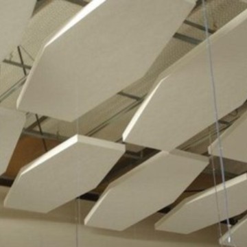 吊顶天花板空间吸声体吸音悬挂式垂片影院ktv健身房用 玻纤材质