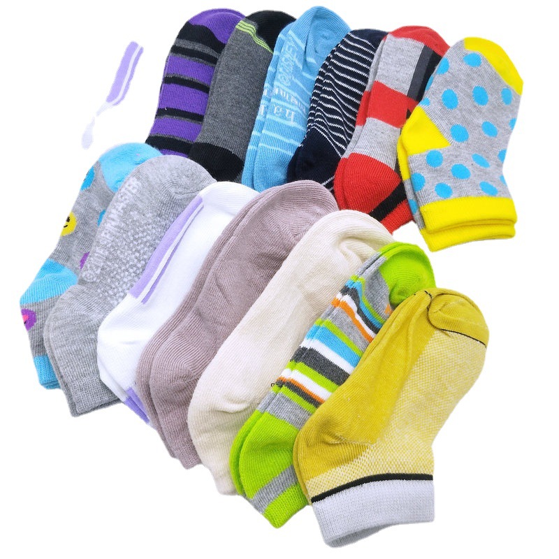 Children's Socks Children's Socks Sub-Independent Packaging Children's Socks Shallow Mouth Summer Men and Women Socks Ankle Socks Stall Spring and Summer Supply Stall Factory