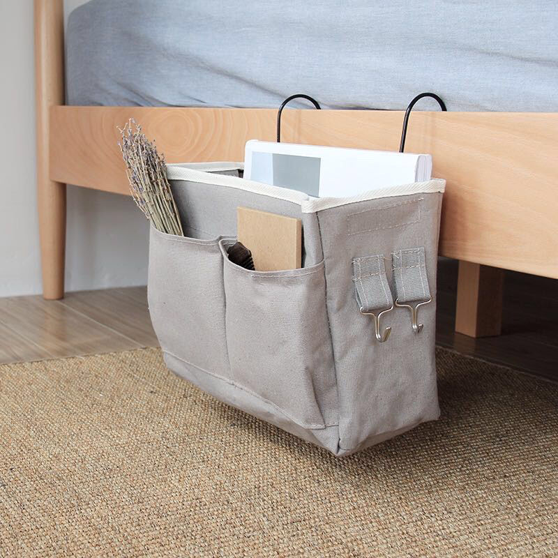 Baby Crib Hanging Basket Bunk Bed Hanging Bag Student behind the Dormitory Door Bedside Storage Bedroom Bed Organizer Storage Bags