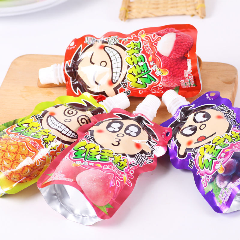 旺旺维多粒果冻爽150g*2包混合水果味吸吸冻摇摇冻果肉零食小吃