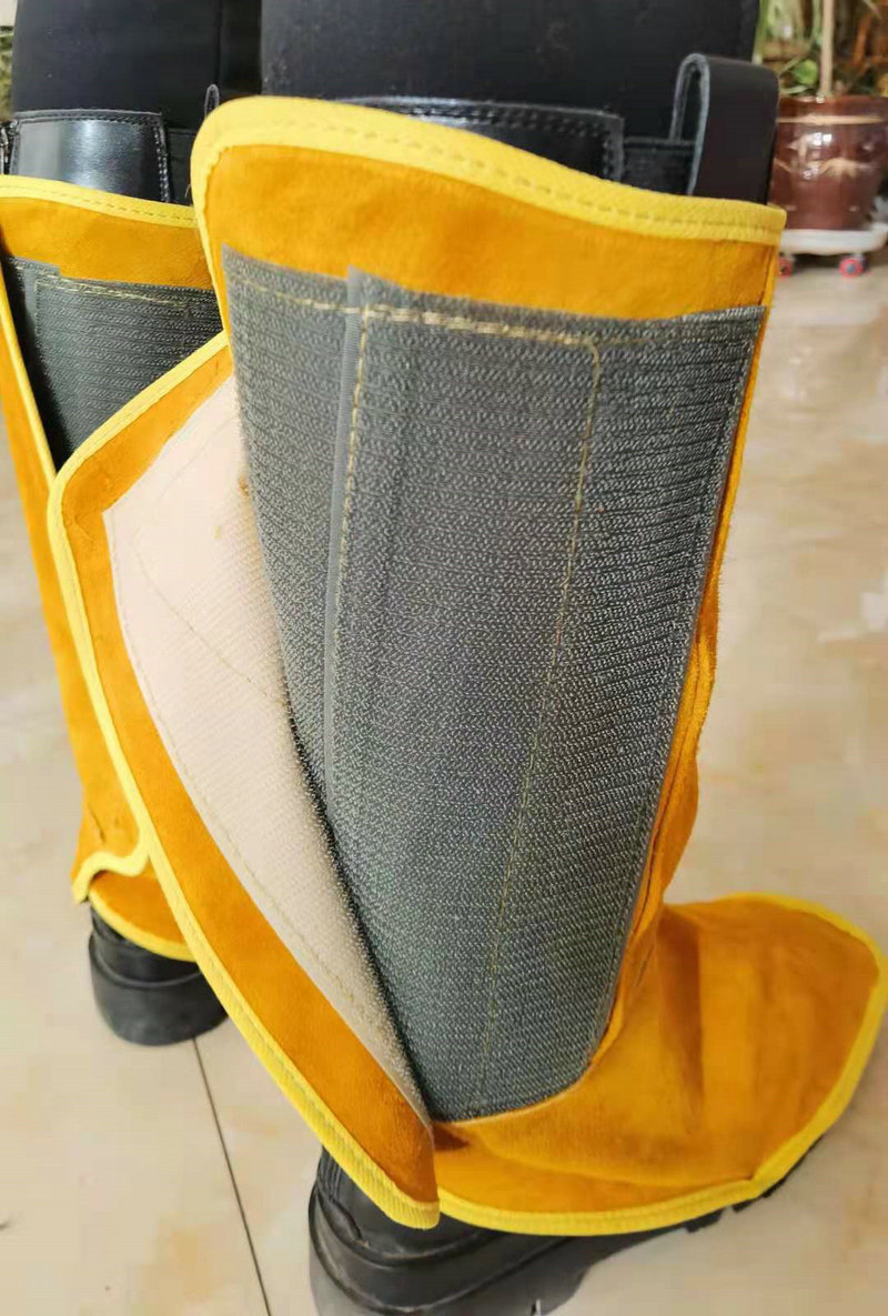 牛皮电焊护脚护腿套焊工脚套防护脚盖隔热护脚劳保防护焊接护足