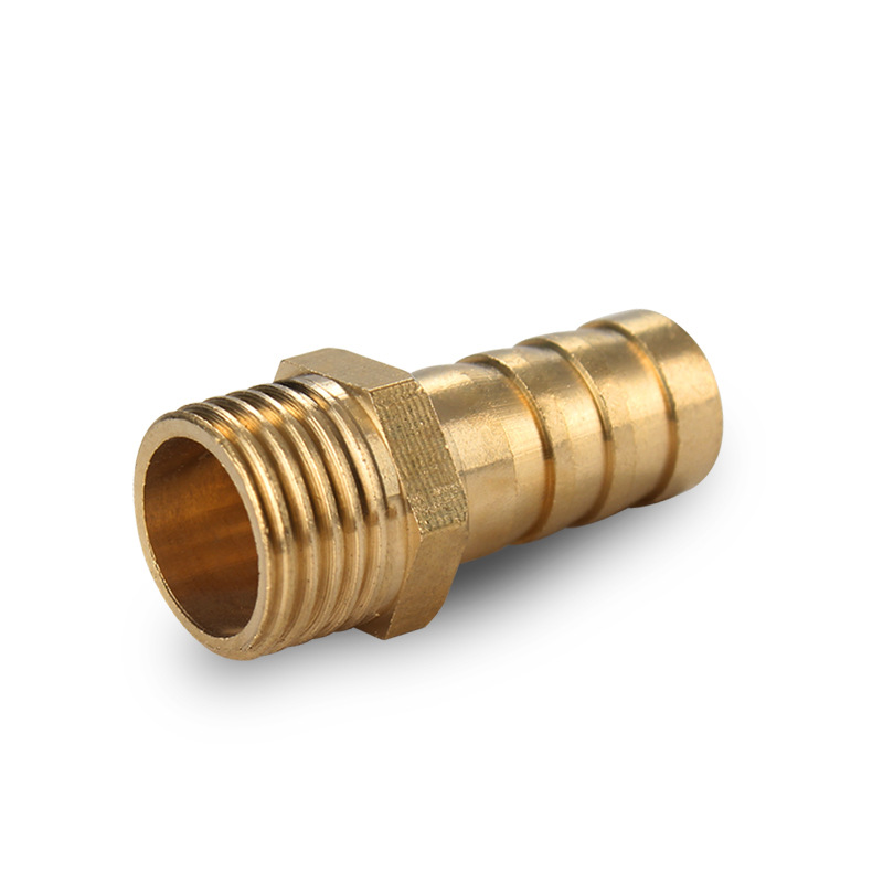 全铜bg宝塔外螺纹直接接头 pc煤气管燃气管热水器格林头气嘴接头