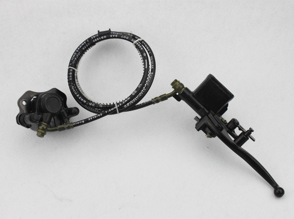 越野摩托车后脚刹液压碟刹卡钳刹车适配50cc -125cc越野车atv