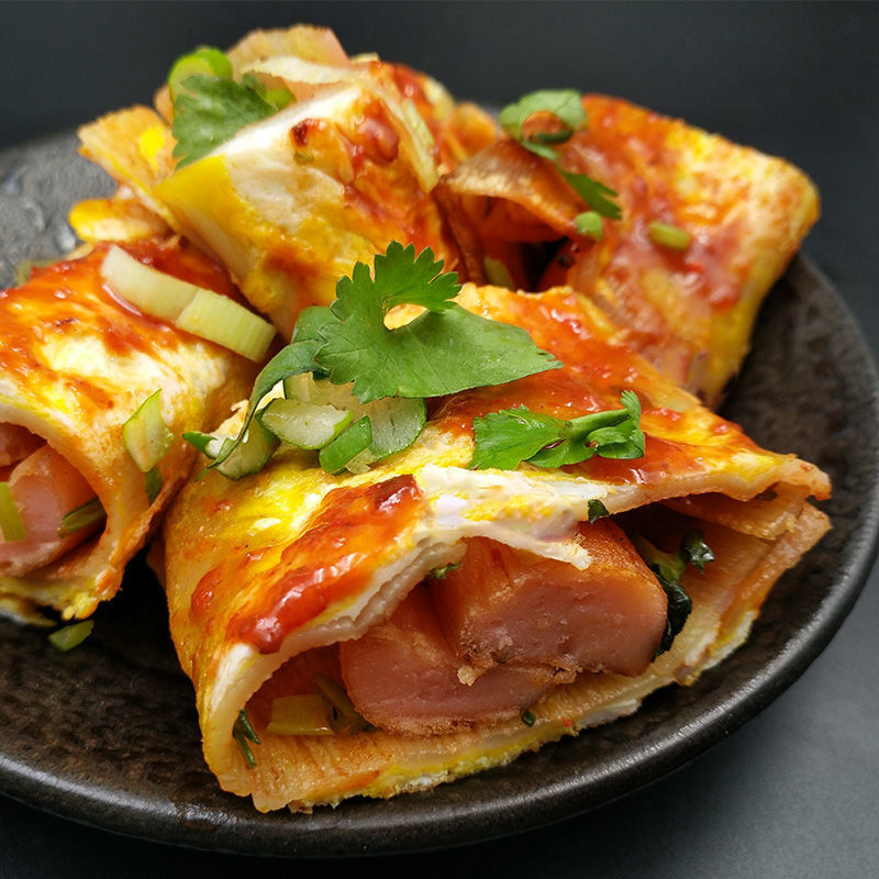 烤冷面批发东北特产皮家用商用面饼真空包装速食10片包邮一件代发