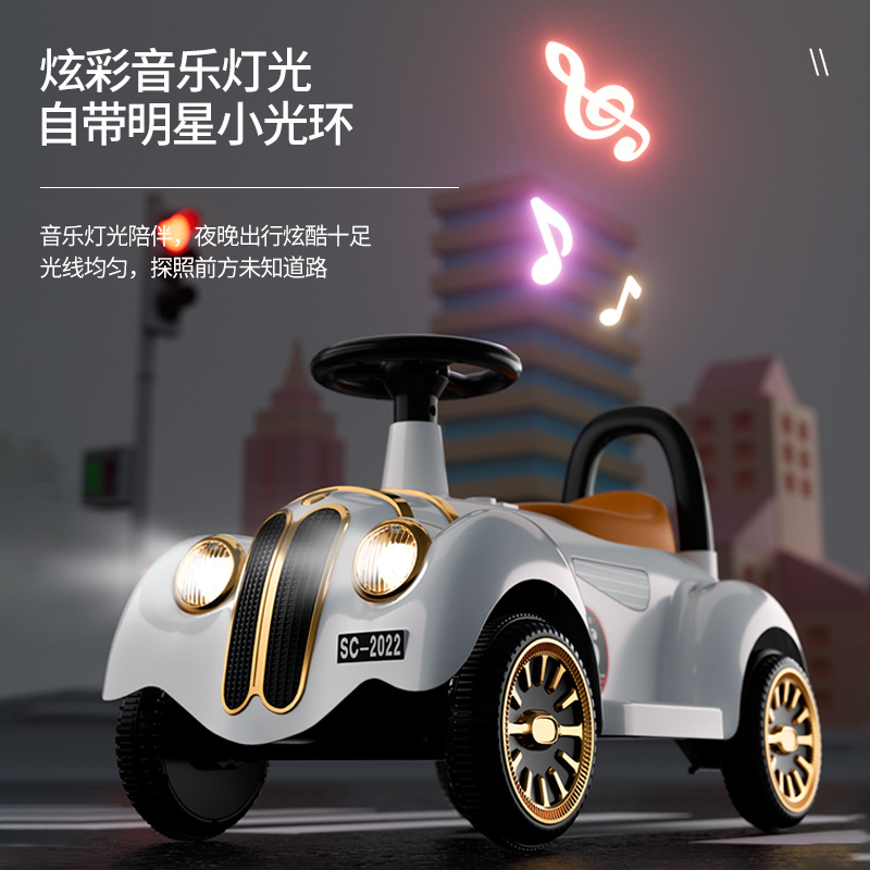 Children's Electric Car Car Four-Wheel off-Road Remote Control Toy Car Can Sit Little Boy and Girl Double Drive Baby's Stroller