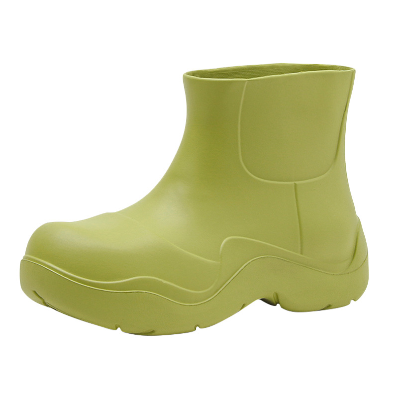 雨鞋女外穿中高筒时尚四季水鞋防滑软底胶鞋防水成人厚底雨靴女士