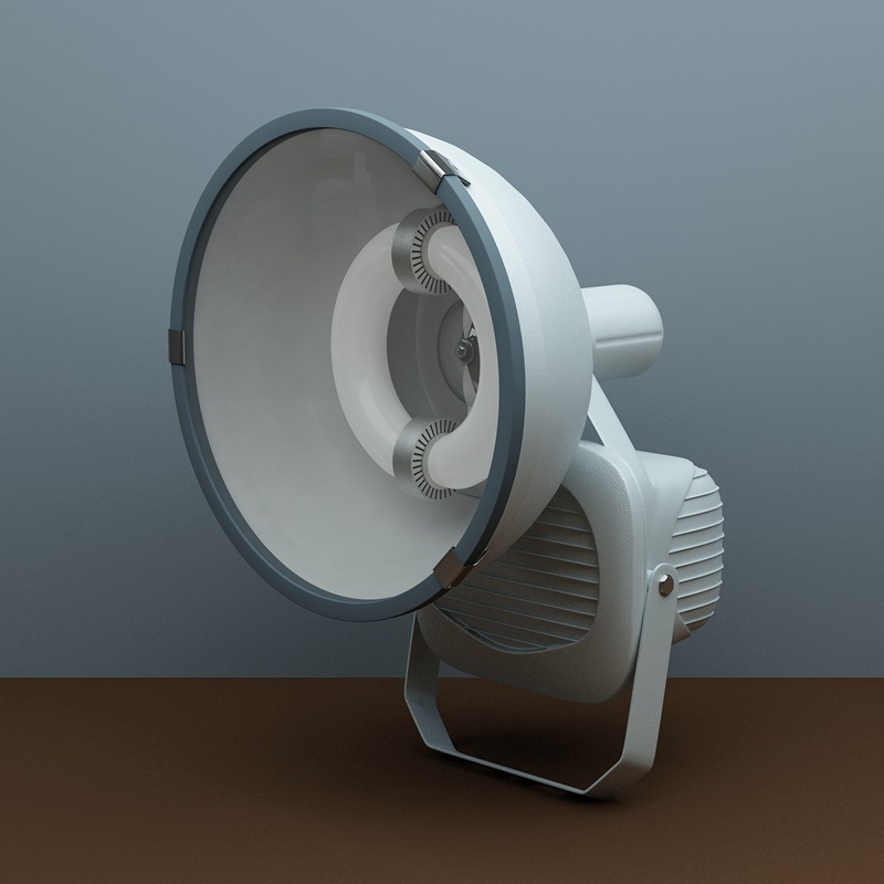 ltts莱特司无极荧光灯40-300w护眼投光灯射灯探照灯室外广场照明