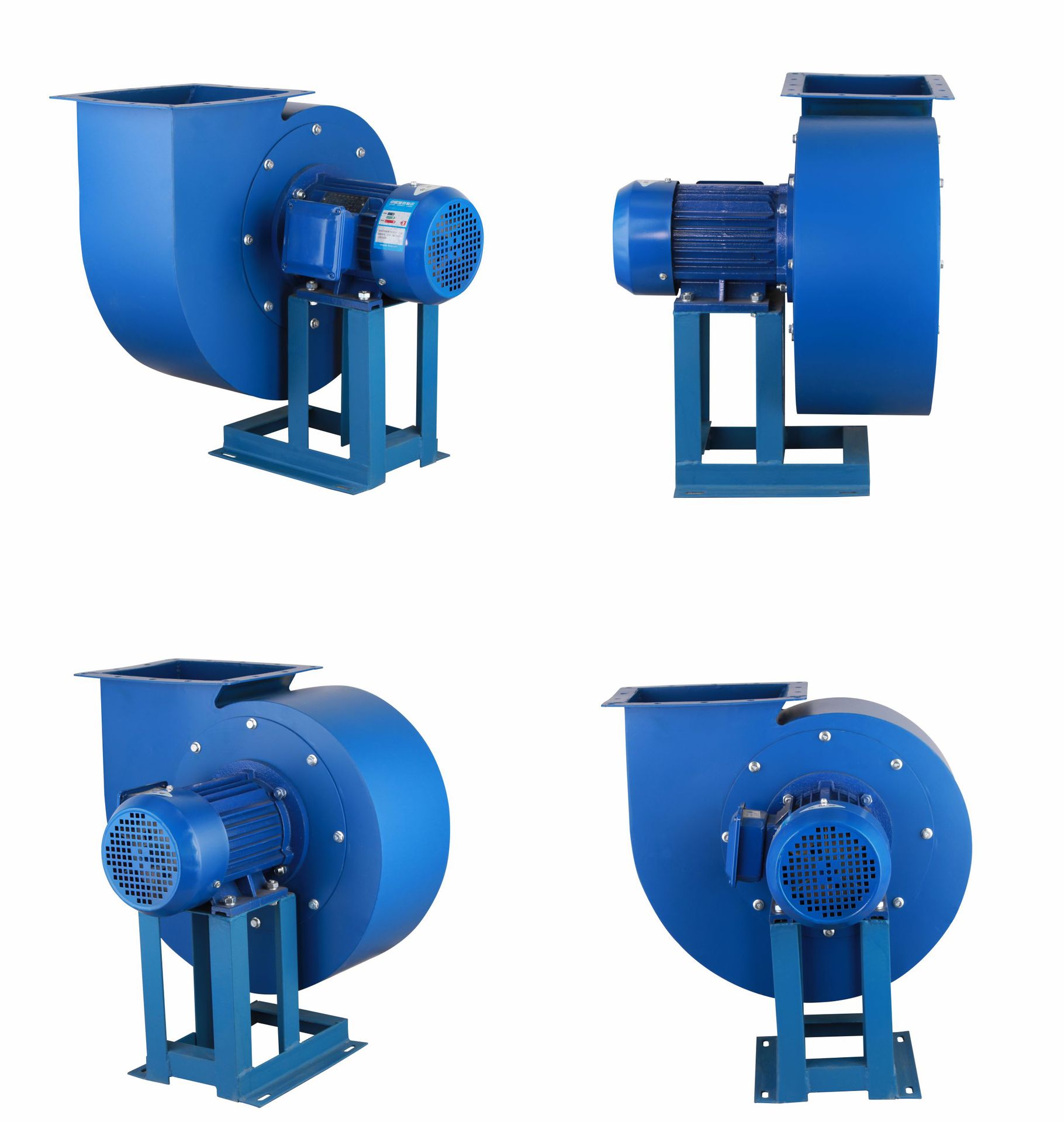 4-72离心风机蜗牛抽风机工业除尘排风机喷漆设备管道380v高压风机