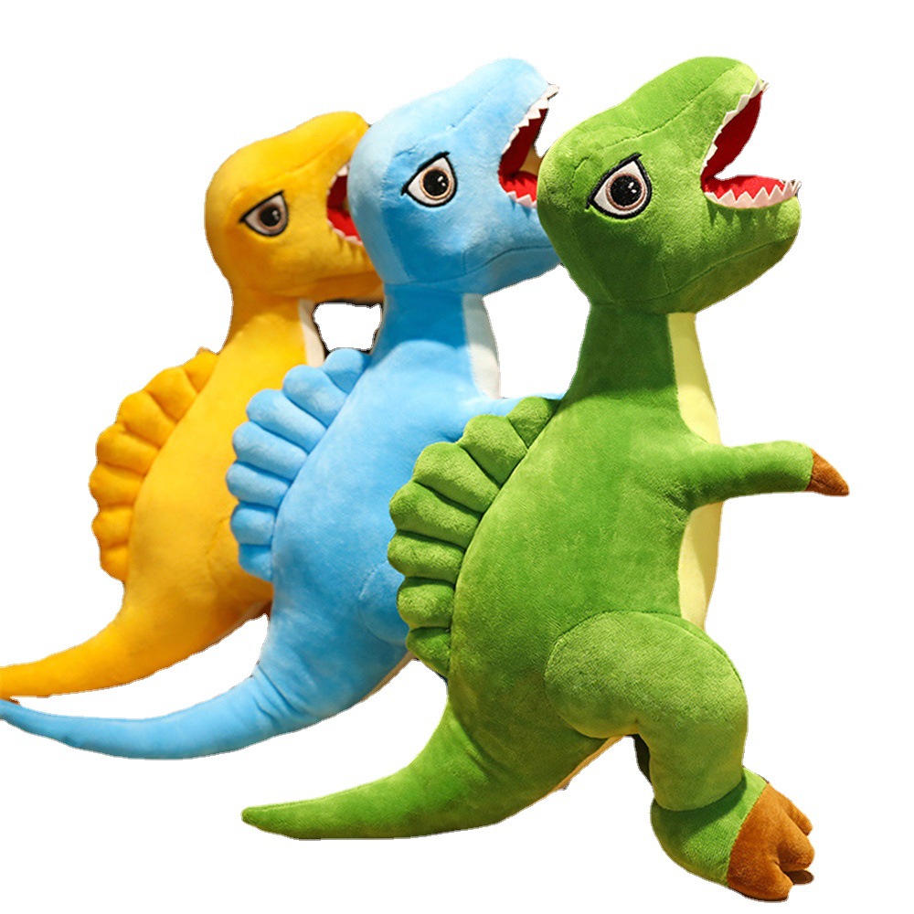 新品卡通剑龙公仔男孩玩具棘背恐龙跨境毛绒玩具批发儿童安抚娃娃