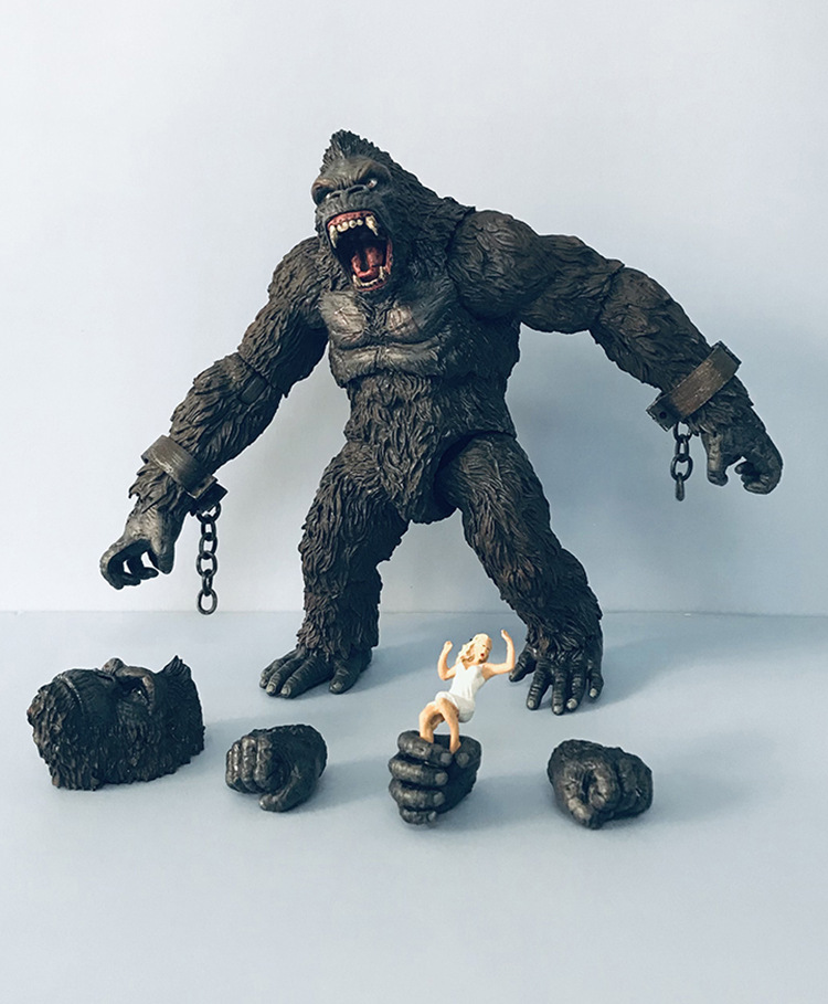 mezco 蚂蚁金刚骷髅岛新款大猩猩 动漫手办可动人偶批发