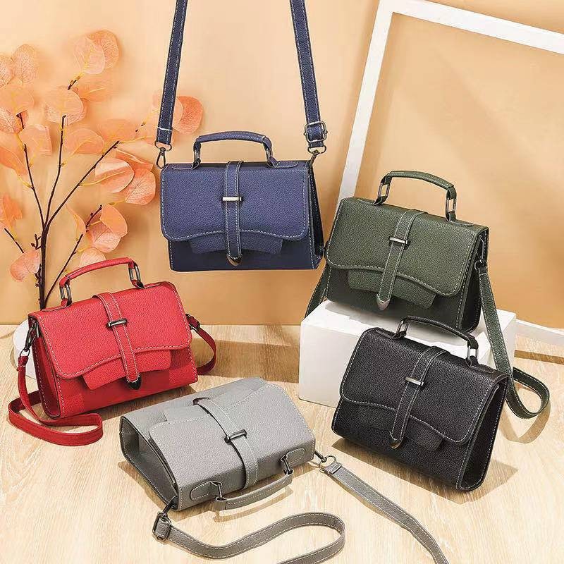 Cross-Border New Arrival Women's Bag Multi-Functional Shoulder Messenger Bag Korean Style Portable Small Bag Women's Fashion Hand Holding Crossbody Bag