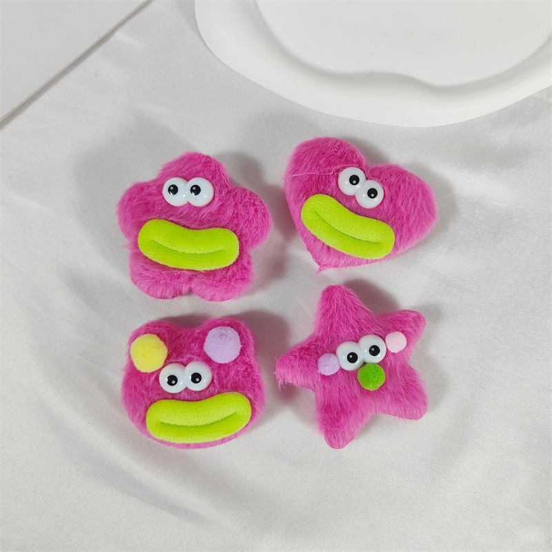 Diy Accessories Barrettes Plush Funny Ugly and Cute Sausage Mouth Doll Ornament Bag Shoes and Socks Clothing Decoration Accessories