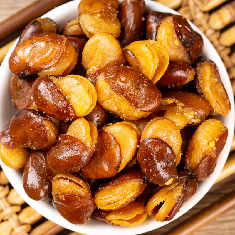 超实惠2斤3斤4斤香酥蚕豆香辣牛肉味兰花豆零食下酒菜炒货花生米