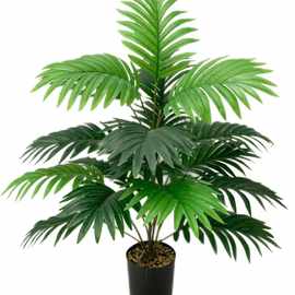 厂家直销仿真绿植散尾葵铁树叶批发大把束盆栽客厅餐厅室内装饰