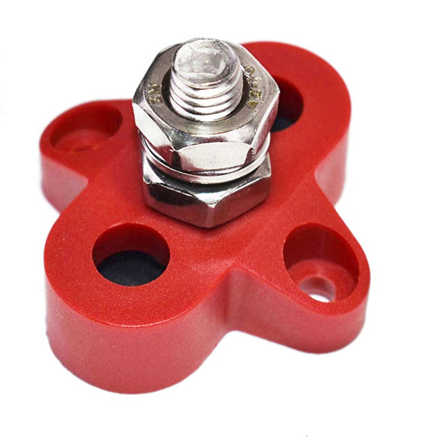 12v48v汽车房车游艇改装动力电池m8电源柱绝缘端子重型不锈钢接线