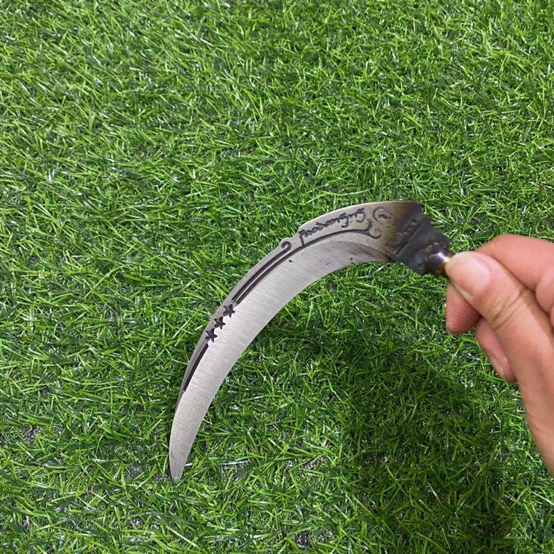 批发钓鱼水草镰刀头 除草刀 割水草刀 割草器 野钓可配抄网竿