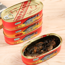 豆豉鱼罐头148*6罐即食海鲜鱼肉罐头广东特产下饭菜
