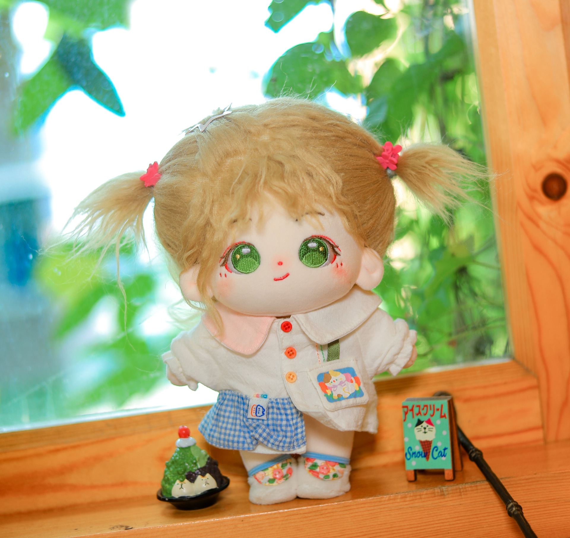 20cm棉花娃娃炸毛酷拽王一博明星玩偶周边毛绒玩具