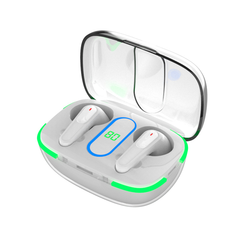 New Pro70 Cross-Border Foreign Trade A6s F9 TWS Bluetooth Headset Sports Semi-in-Ear Transparent Warehouse Wireless Charger